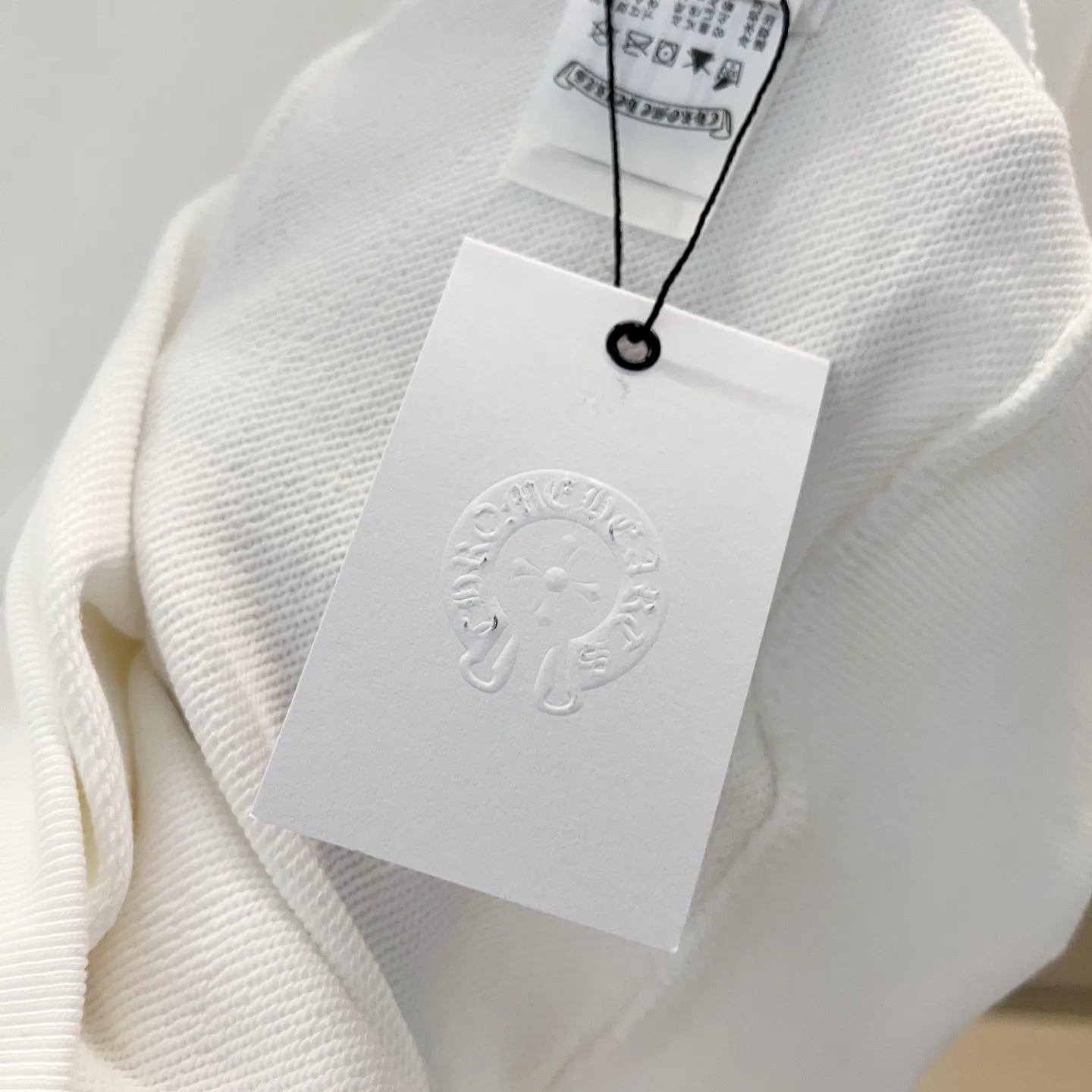 🅿️250 chrome hearts/Chrome Hearts 420g pure cotton round neck sweatshirt Front and back logo cross Sanskrit letter LOGO foam printing process Official synchronization 1:1 original mold opening Fashion personality Versatile trend Pure original quality Original washed fabric Hang tag Collar label Washed wheat Complete three labels Color: Black. White. Size: XS-L